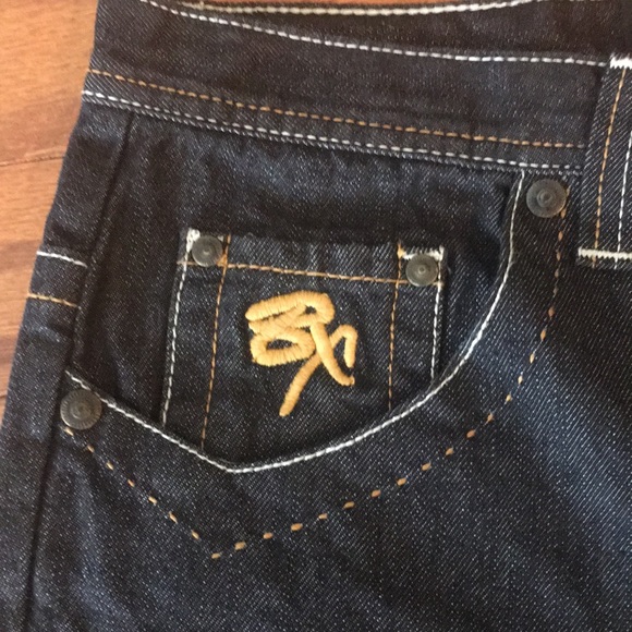 Bklyn Express Men’s Black Denim Jeans - Picture 2 of 6